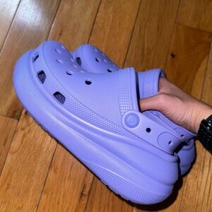 CROCS Moonjelly Classic Crush Platform Shoe - Lavender/Periwinkle